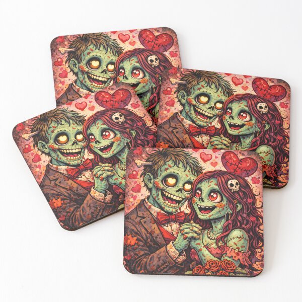 Item preview, Love Rotting Away With You Cute Zombie Valentine Art designed and sold by ArtificialAce.