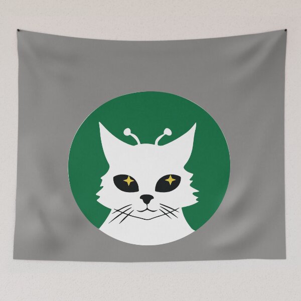 Item preview, Alien Cat Gnarpy designed and sold by LifeParody.
