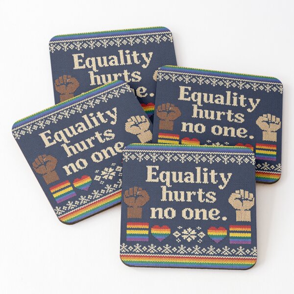Item preview, Equality Hurts No One – Pride Knit Design designed and sold by Mauswohn.