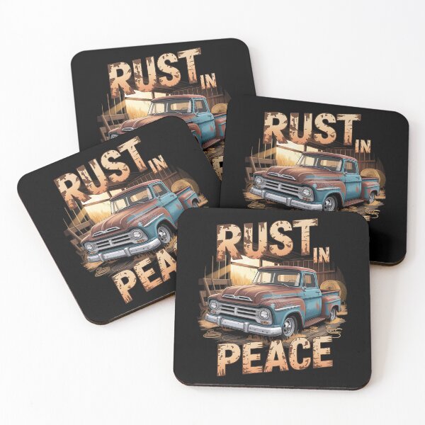 Item preview, retro auto - classic car history - old car culture - vintage vehicle - Rust in Peace - Even Rust Has Character - Patina is My Paint Job - Ghosts of the Highway - Forgotten by Time designed and sold by JansenGS.
