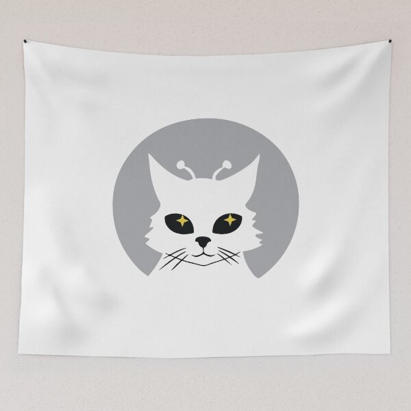 Item preview, Alien Cat Gnarpy designed and sold by LifeParody.
