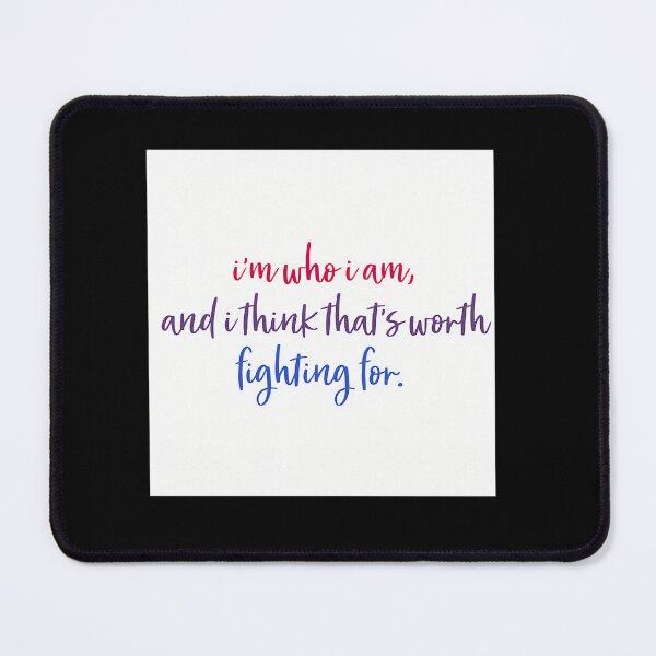 Item preview, Unruly Heart-I Am Who I Am And I Think Thats Worth Fighting For. No-Flag designed and sold by mirajeee.