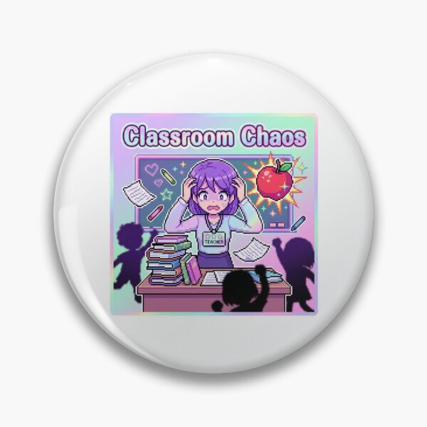 Item preview, Y2K Sticker - Classroom Chaos Funny Teacher Gift designed and sold by OrikuStudio.