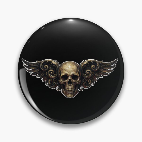 Item preview, Baroque Winged Skull – Dark Gothic Fantasy Art designed and sold by cr6zym1nd.