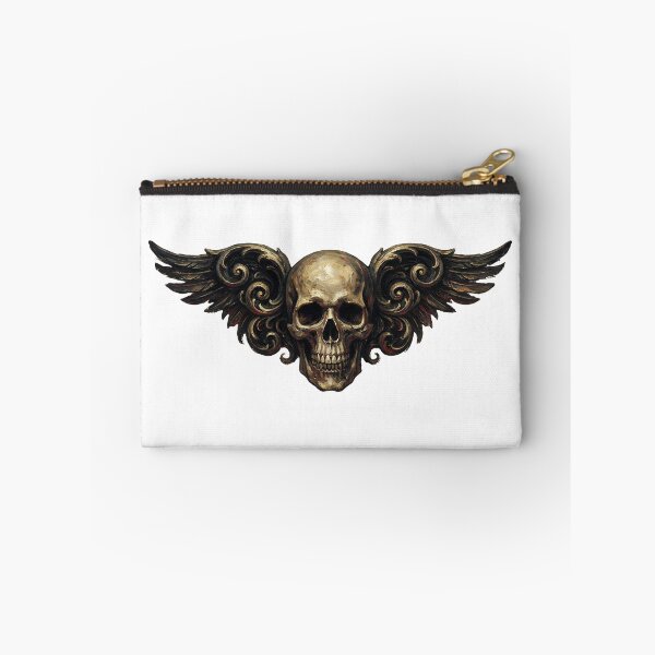 Item preview, Baroque Winged Skull – Dark Gothic Fantasy Art designed and sold by cr6zym1nd.