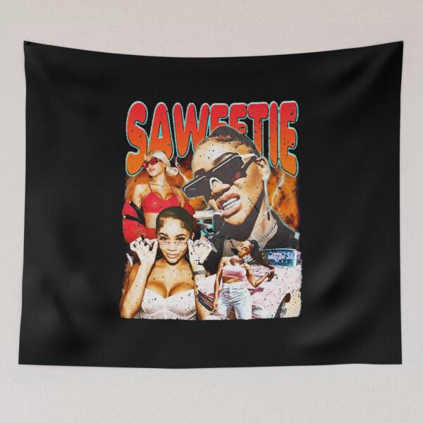 Item preview, Saweetie Bootleg Vintage Rap Poster designed and sold by evilspecialist.
