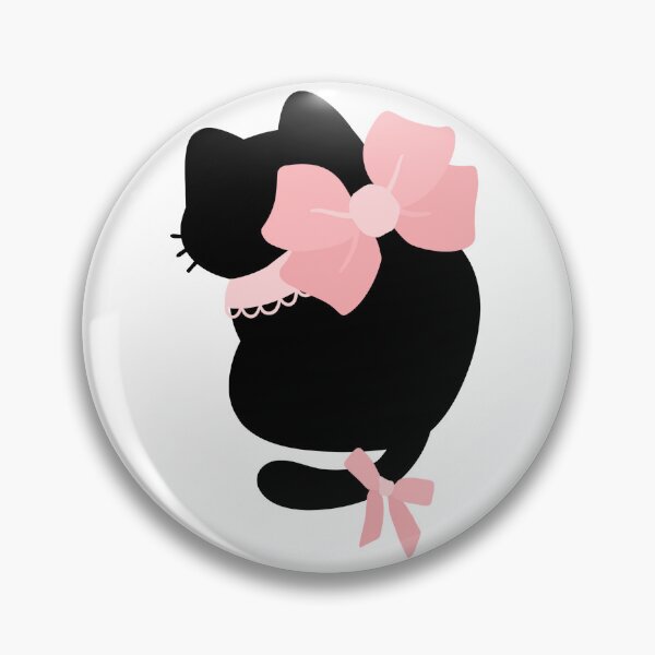 Item preview, Black Cat Considering His Bow designed and sold by AnimaliaStar.