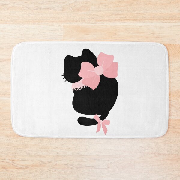 Item preview, Black Cat Considering His Bow designed and sold by AnimaliaStar.