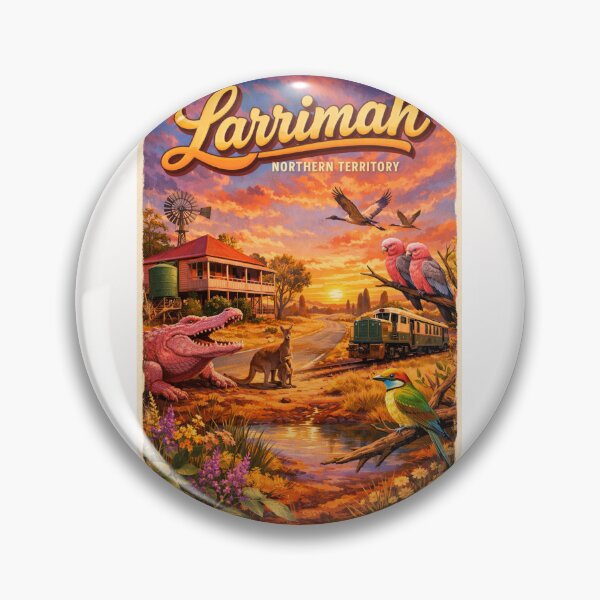 Item preview, Larrimah Outback with Wildlife and Train – Northern Territory, Australia designed and sold by Places On Earth.