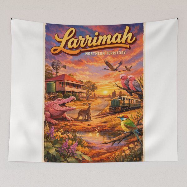 Item preview, Larrimah Outback with Wildlife and Train – Northern Territory, Australia designed and sold by Places On Earth.