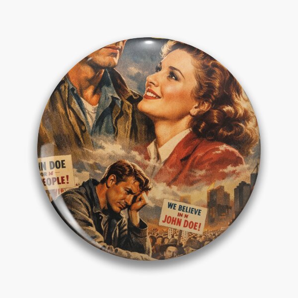 Item preview, Meet John Doe – Classic Frank Capra movie poster designed and sold by Mauswohn.