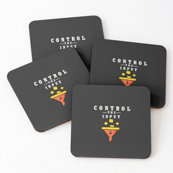 Item preview, Control the Input Quote Shirt – Minimal Focus and Discipline Mindset Design designed and sold by AdicretorDesign.