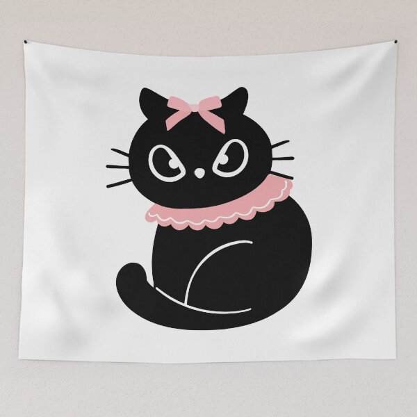 Item preview, Black Cat Considering You designed and sold by AnimaliaStar.
