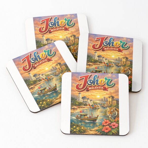 Item preview, Johor Sunset with Legoland and Sultan Abu Bakar Mosque – Southern Malaysia designed and sold by Places On Earth.