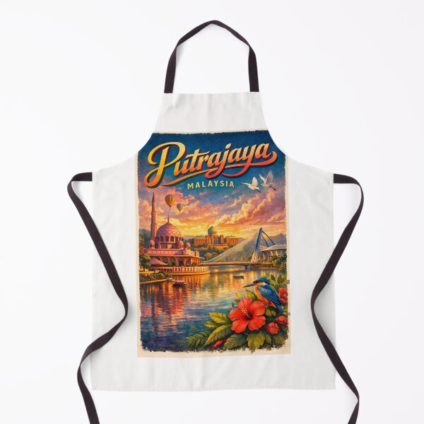 Item preview, Putrajaya Lakeside with Perdana Putra and Mosque at Sunset – Malaysia’s Government Capital designed and sold by Places On Earth.