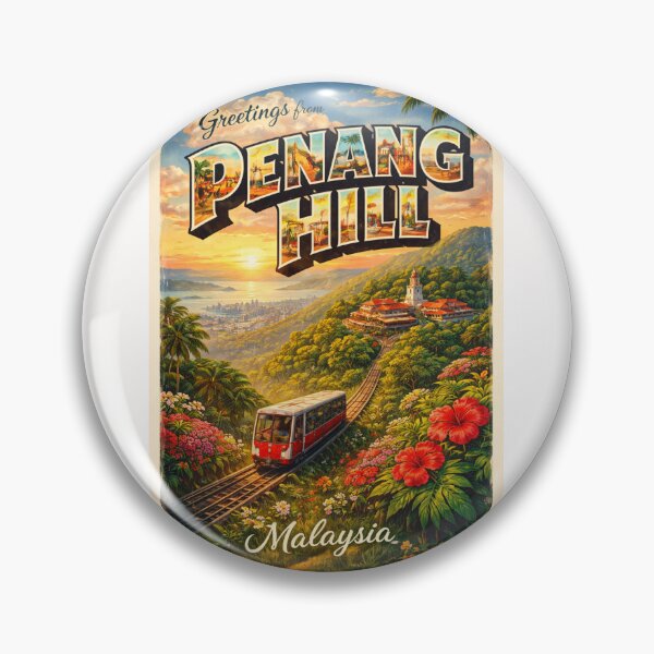 Item preview, Penang Hill Train with Tropical Flora and Colonial Architecture – George Town, Malaysia designed and sold by Places On Earth.