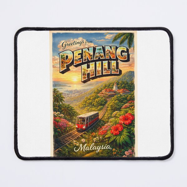 Item preview, Penang Hill Train with Tropical Flora and Colonial Architecture – George Town, Malaysia designed and sold by Places On Earth.