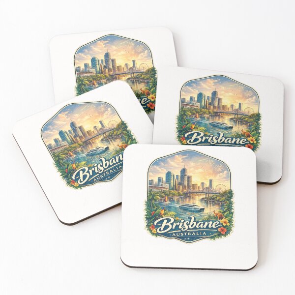 Item preview, Brisbane Skyline with Story Bridge and Fireworks – Queensland, Australia designed and sold by Places On Earth.