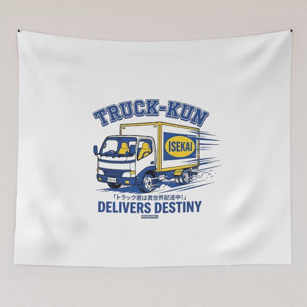 Item preview, Truck-Kun Delivers Destiny - Funny Isekai Anime Parody designed and sold by AdyKurniawan.