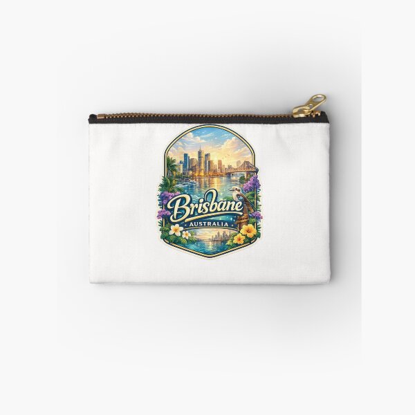 Item preview, Brisbane River City with Kookaburra and Story Bridge – Queensland Capital, Australia designed and sold by Places On Earth.