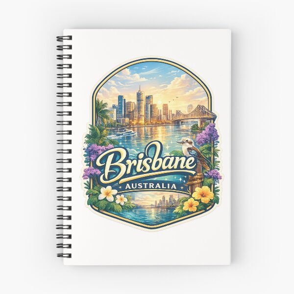 Item preview, Brisbane River City with Kookaburra and Story Bridge – Queensland Capital, Australia designed and sold by Places On Earth.