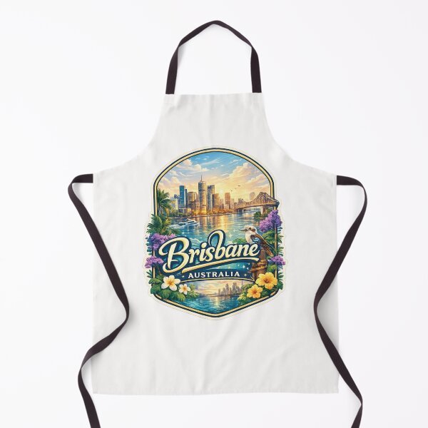 Item preview, Brisbane River City with Kookaburra and Story Bridge – Queensland Capital, Australia designed and sold by Places On Earth.