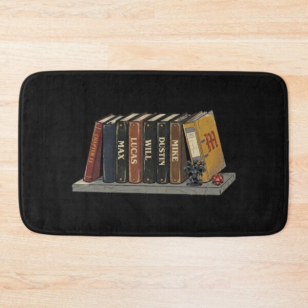 Item preview, 80s Hawkins Club Retro Bookshelf Art designed and sold by AdyKurniawan.
