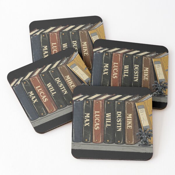 Item preview, 80s Hawkins Club Retro Bookshelf Art designed and sold by AdyKurniawan.