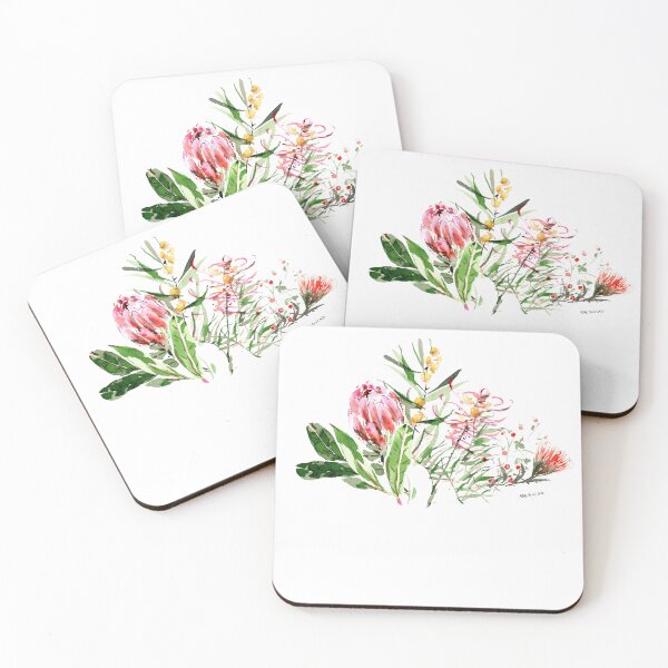 Item preview, Protea Watercolor Art | Botanical Floral Illustration designed and sold by Little Garden Watercolors.