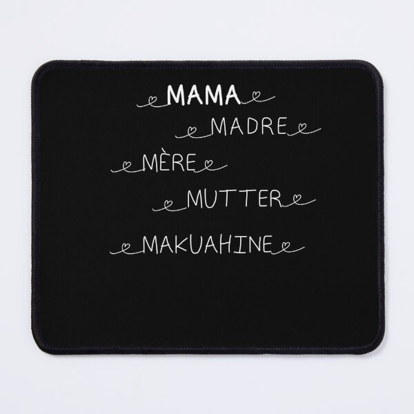 Item preview, Mama in Every Language Gift – Mother’s Day Gift, Valentine’s Day Mom Gift, Minimalist Typography Design designed and sold by VelvetSkyStudio.