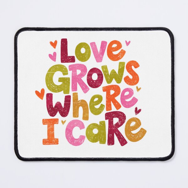 Item preview, Love Grows Motivational Quote designed and sold by paulrommer.