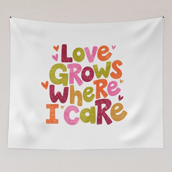 Item preview, Love Grows Motivational Quote designed and sold by paulrommer.