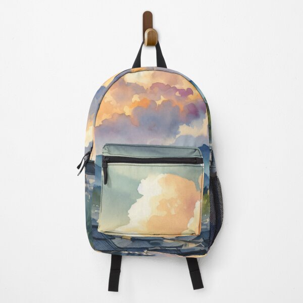 Item preview, Summer Mountainside Castle with Thunderclouds designed and sold by StudioKansai.