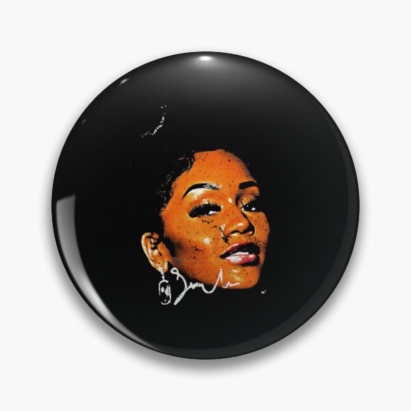Item preview, Saweetie Face Rapper Orange Portrait designed and sold by evilspecialist.