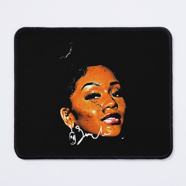 Item preview, Saweetie Face Rapper Orange Portrait designed and sold by evilspecialist.