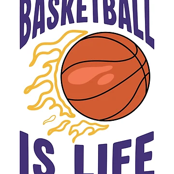 Artwork thumbnail, Basketball Is Life - Retro by JavaGraph