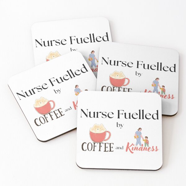 Item preview, Nurse Fuelled by Coffee and Kindness designed and sold by Common Mood.