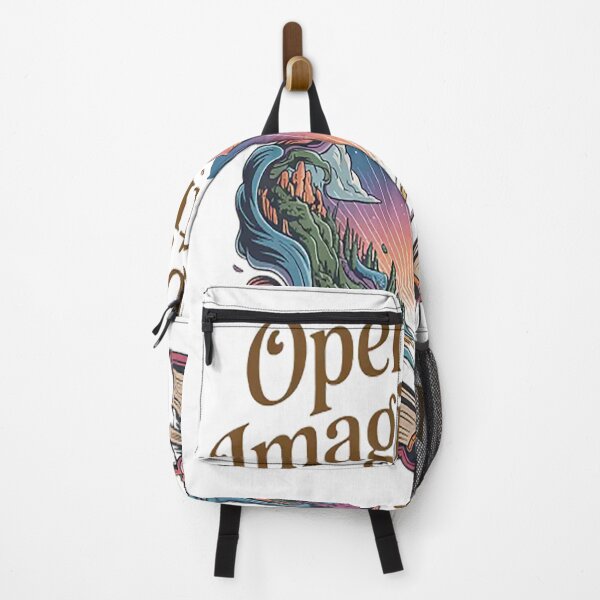 Item preview, Open Your Imagination Dive Into New Worlds Book Lover designed and sold by TheRetroStyle.