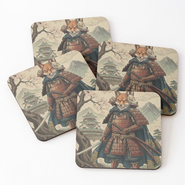Item preview, The Fox Samurai's Eternal Vigil designed and sold by FoxVibes.