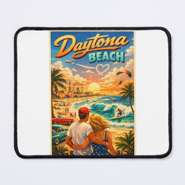 Item preview, Daytona Beach Vintage Travel Poster – Florida’s Iconic Coastal Getaway designed and sold by Places On Earth.