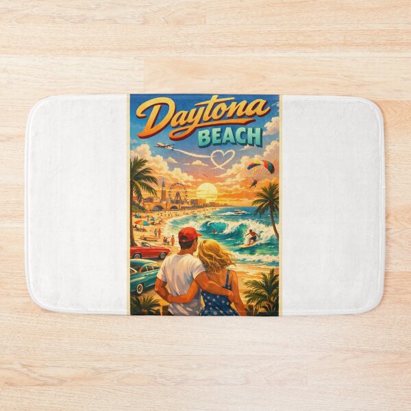 Item preview, Daytona Beach Vintage Travel Poster – Florida’s Iconic Coastal Getaway designed and sold by Places On Earth.