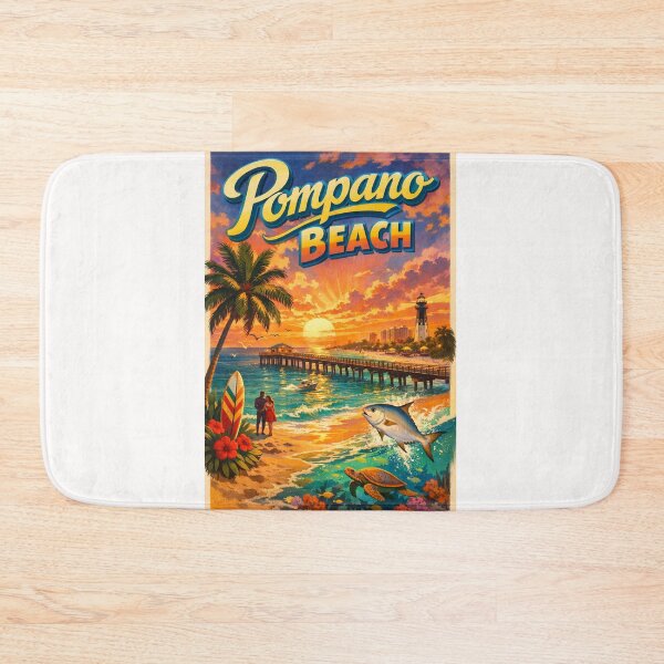 Item preview, Pompano Beach Lighthouse Sunset – Hillsboro Inlet Landmark View designed and sold by Places On Earth.