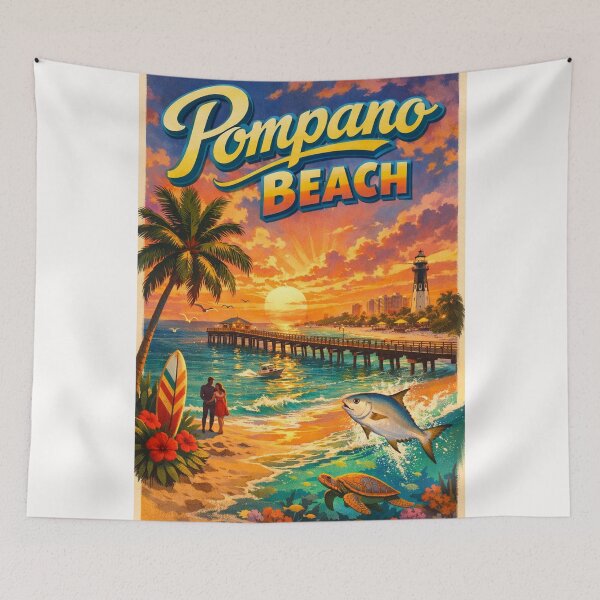 Item preview, Pompano Beach Lighthouse Sunset – Hillsboro Inlet Landmark View designed and sold by Places On Earth.