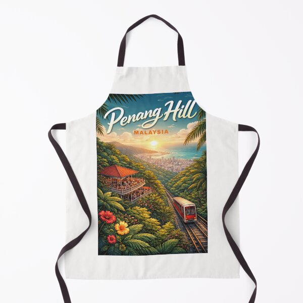 Item preview, Penang Hill Lookout – Sunset Above George Town Skyline, Malaysia designed and sold by Places On Earth.