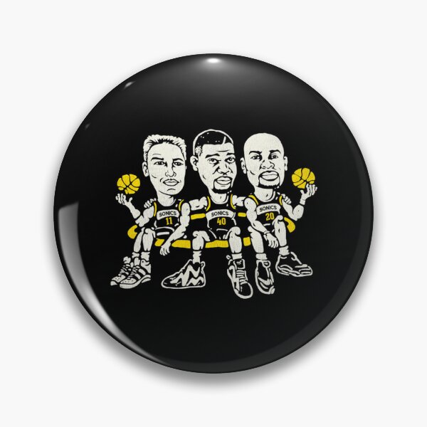 Item preview, Schrempf Kemp And Payton - Seattle Supersonics Big Three designed and sold by ryanss.