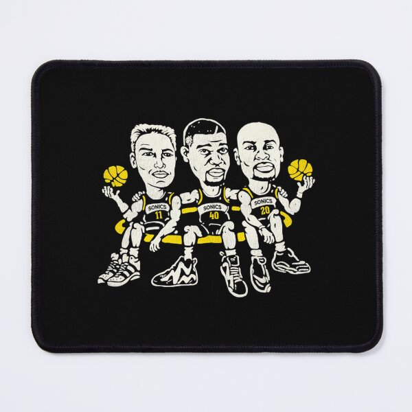 Item preview, Schrempf Kemp And Payton - Seattle Supersonics Big Three designed and sold by ryanss.