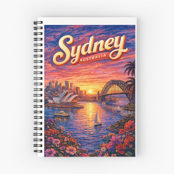 Item preview, Sydney Harbour Sunset – Opera House and Harbour Bridge at Twilight designed and sold by Places On Earth.