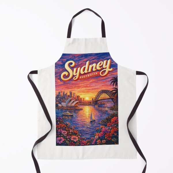 Item preview, Sydney Harbour Sunset – Opera House and Harbour Bridge at Twilight designed and sold by Places On Earth.