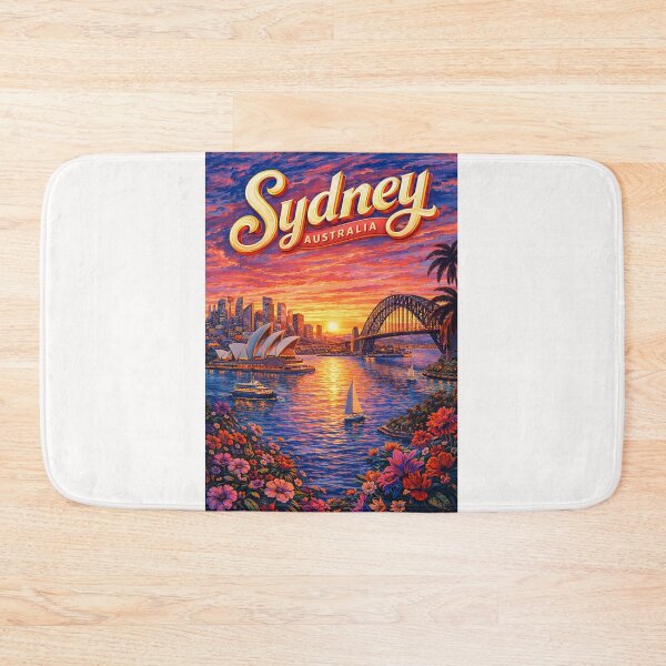 Item preview, Sydney Harbour Sunset – Opera House and Harbour Bridge at Twilight designed and sold by Places On Earth.