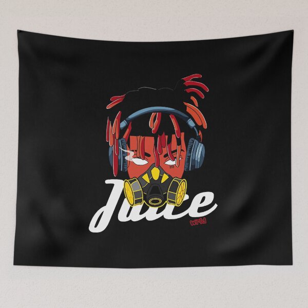 Item preview, Juice WRLD Colorful Dreadlocks Portrait designed and sold by packagebulgaria.